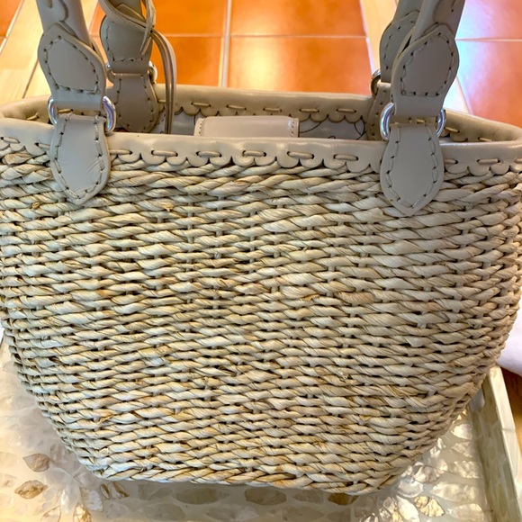 Beautiful Brighton Milan’s Tote with Colorful Leather Flowers & Beading Accents - Picture 4 of 8